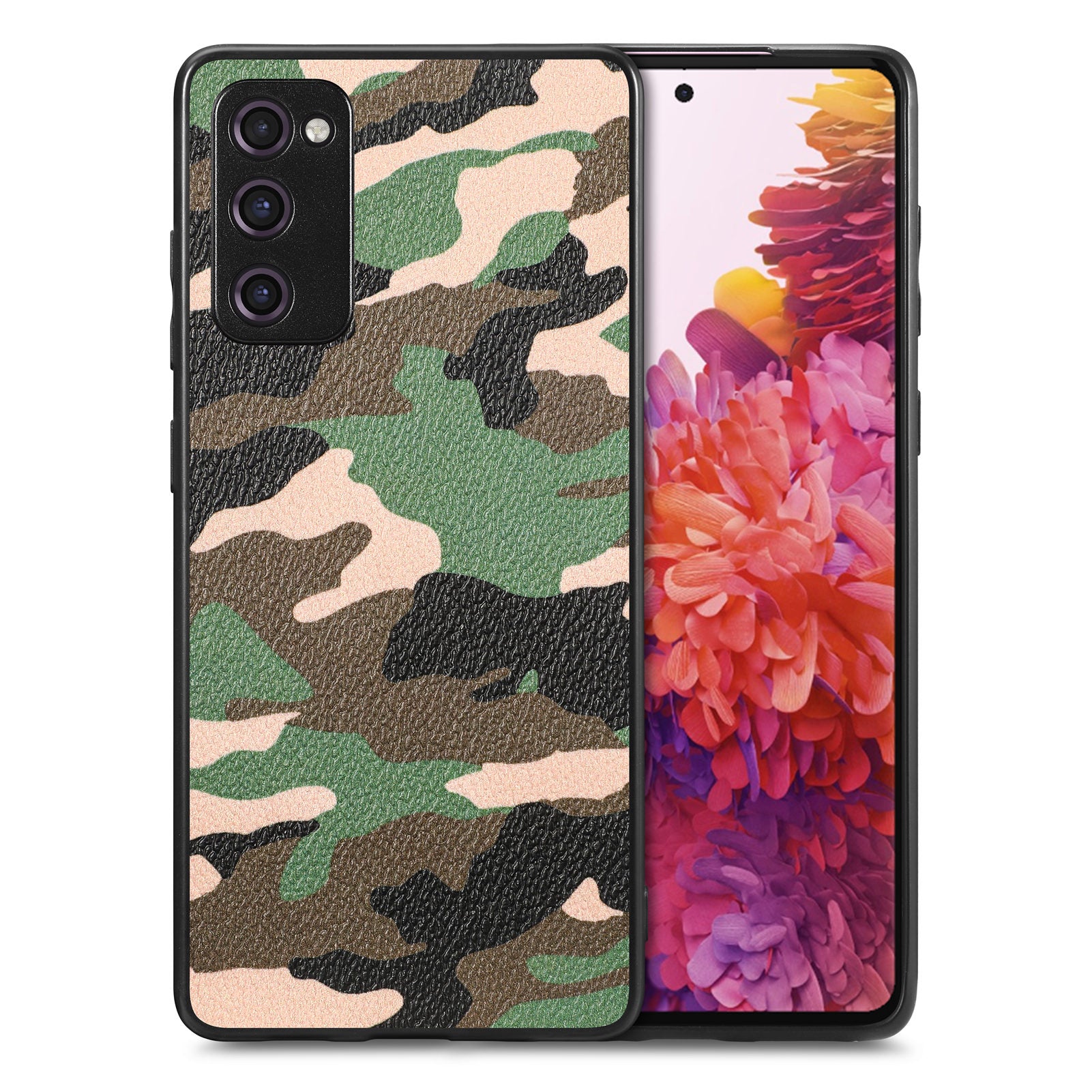 For Samsung Galaxy S20 FE 5G / S20 FE / S20 FE 2022 / S20 Lite Camouflage Pattern Leather Coated PC TPU Cover Phone Case For Samsung Galaxy S20 FE 5G / S20 FE / S20 FE 2022 / S20 Lite Camouflage Pattern Leather Coated PC TPU Cover Phone Case